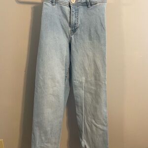 Zara girls Straight Jeans in Soft Blue
